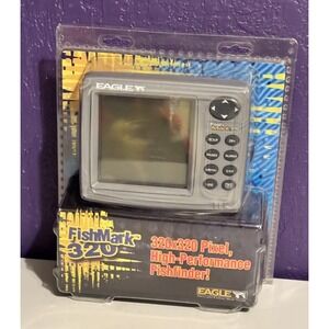 FishMark 320 Fish Finder Sonar System Transducer Complete Kit New Sealed Eagle